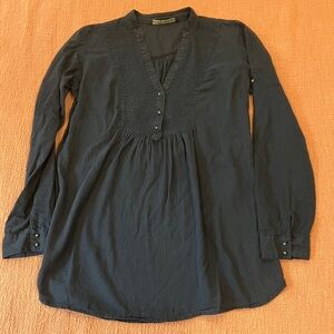Frf Zara sm. Navy Blue boho Tunic / smock Top